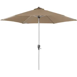 Doppler Sonnenschirm / Kurbelschirm "Active Auto Tilt 280",greige,Ø 280 cm