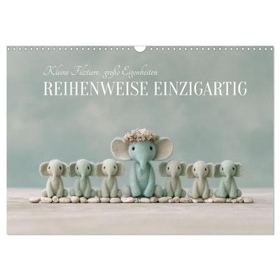 REIHENWEISE EINZIGARTIG (Wandkalender 2027 DIN A3 quer), CALVENDO Monatskalender