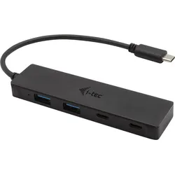i-tec USB-C Metal HUB auf 2x USB 3.0 + 2x USB-C