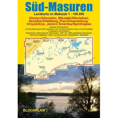 Landkarte Süd-Masuren, Sonstige von Dirk Bloch, Blochplan, 978-3-9818210-4-8