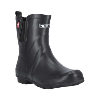 Gummistiefel MOLS "Silverwater W", Damen, Gr. 42, schwarz, Naturkautschuk, Schuhe Gummistiefel, wasserdicht