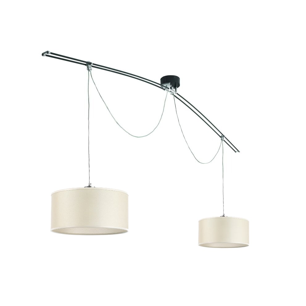 Lumina Moove Doppia Pendelleuchte (elfenbein) elfenbein 75101OP220+2x76013000