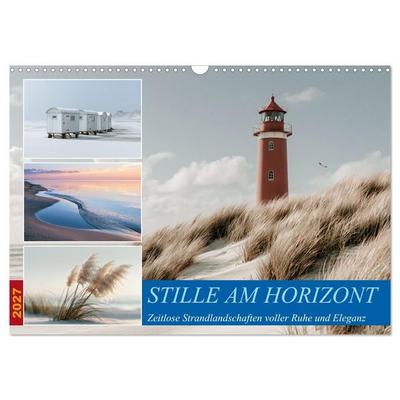 Stille am Horizont (Wandkalender 2027 DIN A3 quer), CALVENDO Monatskalender