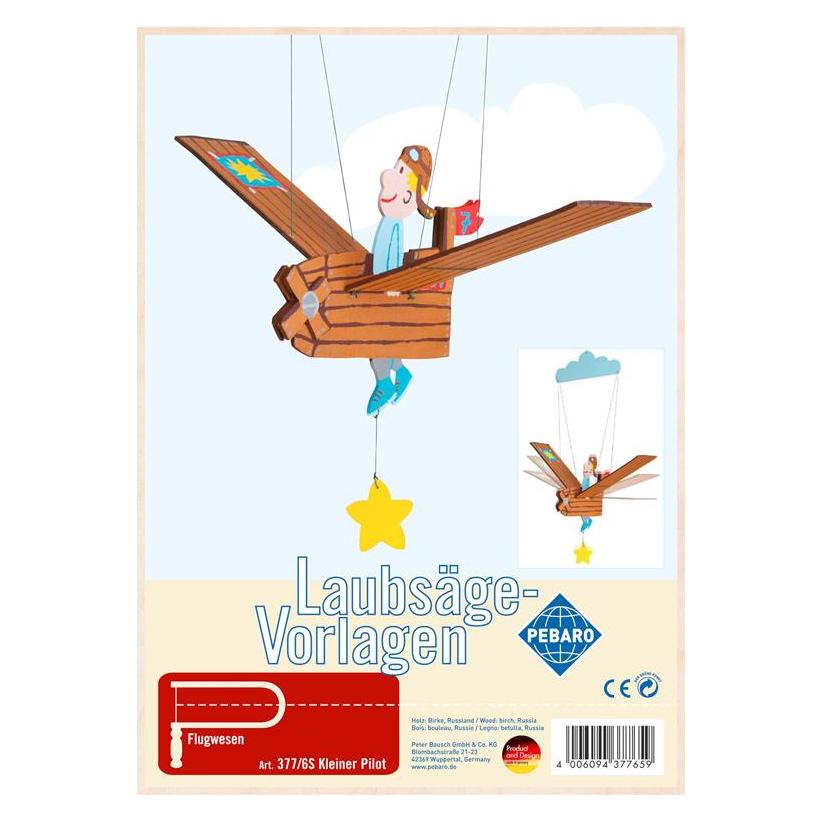 Pebaro Laubsägevorlage "Kleiner Pilot" (4006094377659-4006094377659)