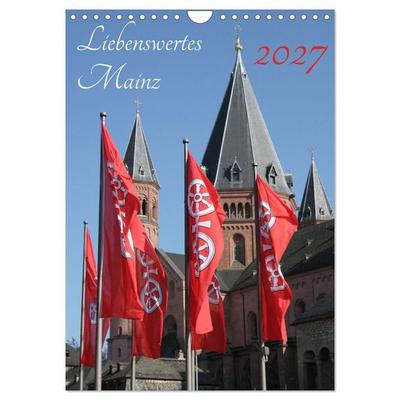 Liebenswertes Mainz (Wandkalender 2027 DIN A4 hoch), CALVENDO Monatskalender