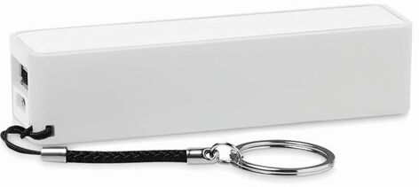 Batterie externe publicitaire 2200 mAh Slim blanc