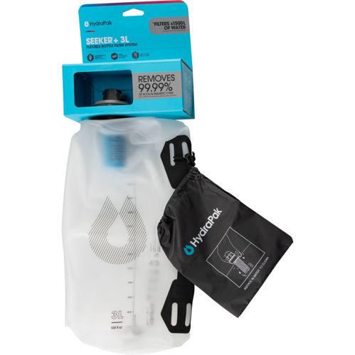 Hydrapak Seeker 3L Trinktank mit Filter transparent