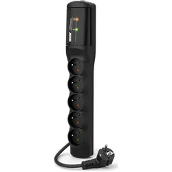 Acar, Steckdosenleiste, Steckdosenleiste XP Easy Steckdosenleiste 3,0m schwarz (5x, CEE 7/4, 3 m)