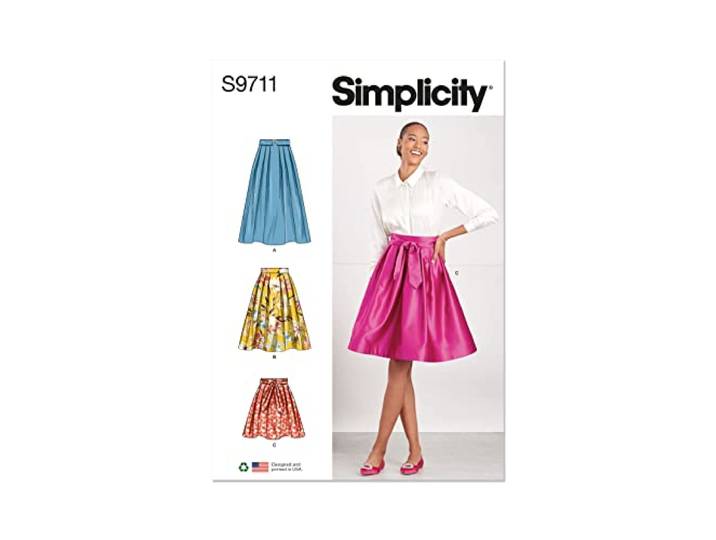 SIMPLICITY SS9711D5 Misses' Rokken D5 (4-6-8-10-12)