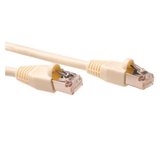 ACT Ivory 1 meter SF/UTP CAT5E patch cable snagless with RJ45 connectors CAT5E SF/UTP SNAGLESS IV 1.00M (SF/UTP, CAT5e, 1 m) (IB7001)