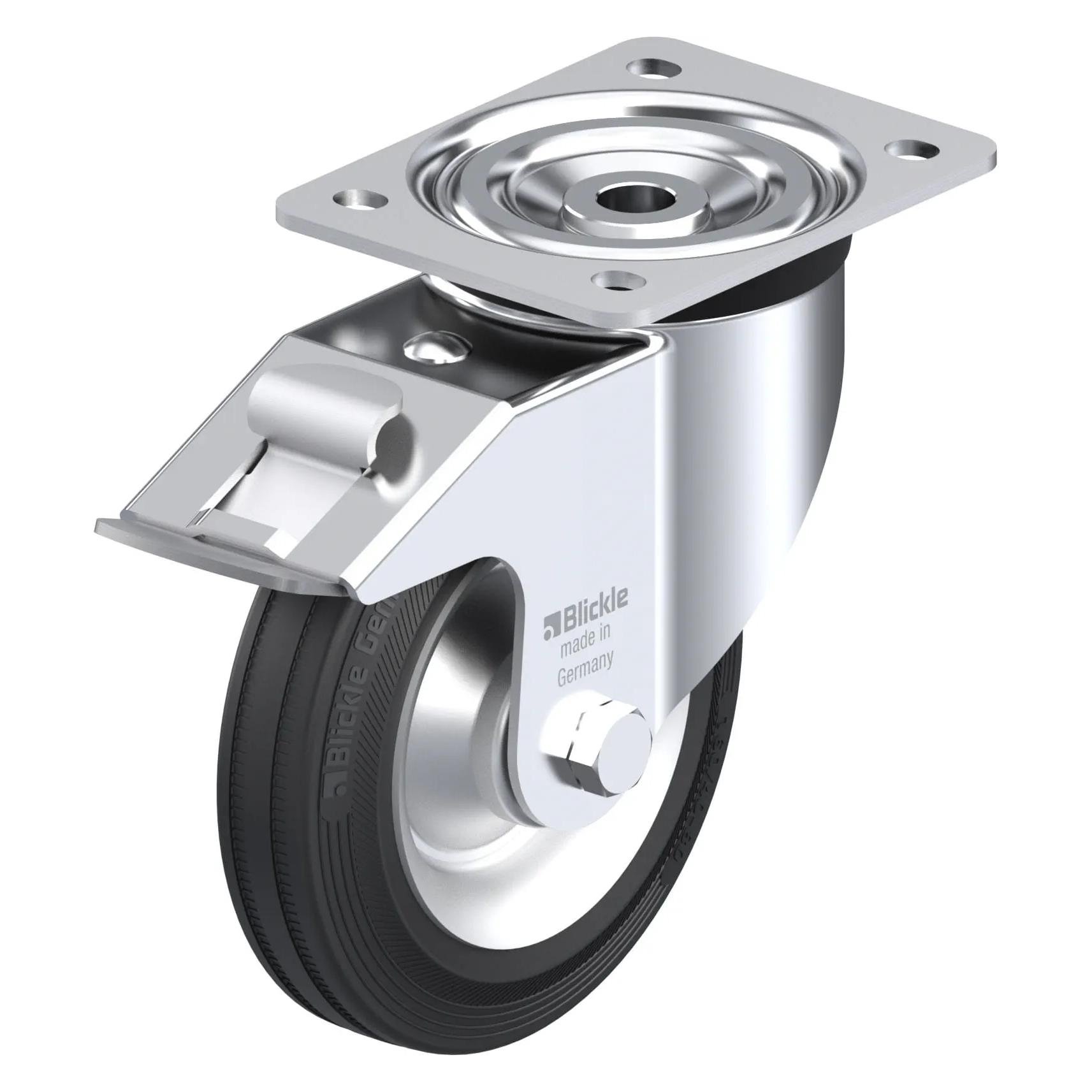 Blickle 37416 L-V 162R-FI Lenkrolle mit Feststeller Rad-Durchmesser 160 mm Tragfähigkeit (37416)