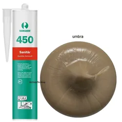 Ramsauer 450 Sanitär umbra 1K Silikon Dichtstoff 310ml Kartusche