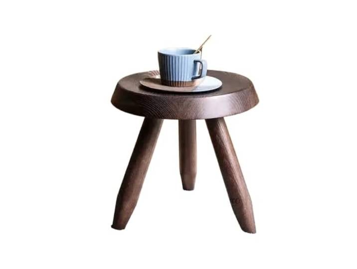 WJIAYAO Runder Sitzhocker Tritthocker Moderner Schuh Massives Büroholz, kreativer Eingang, runde Wickelhocker, Schlafzimmer, Wohnzimmer, Holzzimmermöbel