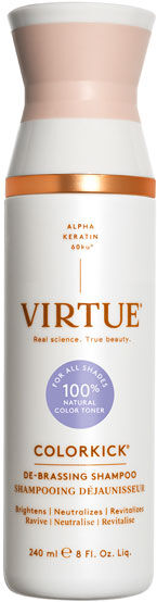 240ml Virtue COLORKICK De-Brassing Shampoo