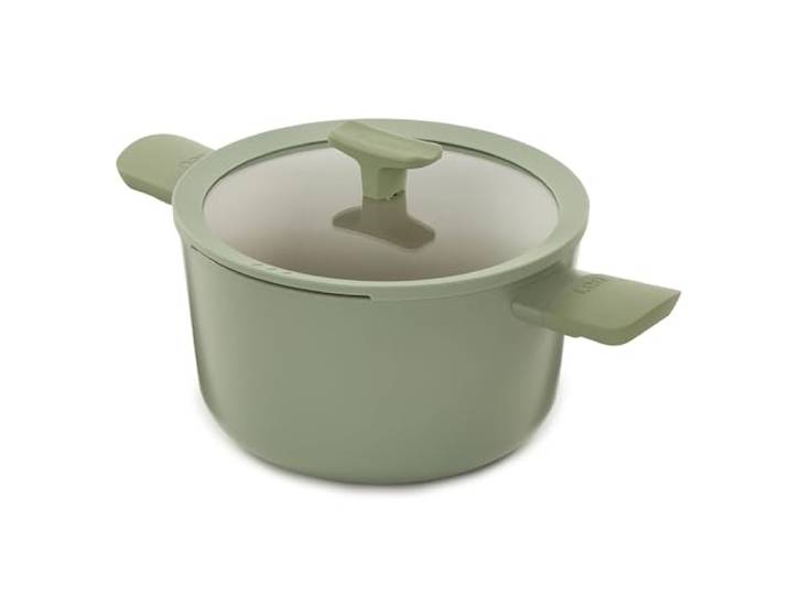 Berghoff Leo Balance großer Kochtopf (24x11,5 cm) - Topf induktion - Suppentopf mit Deckel - Topf groß - Non Stick Pot - Moonmist