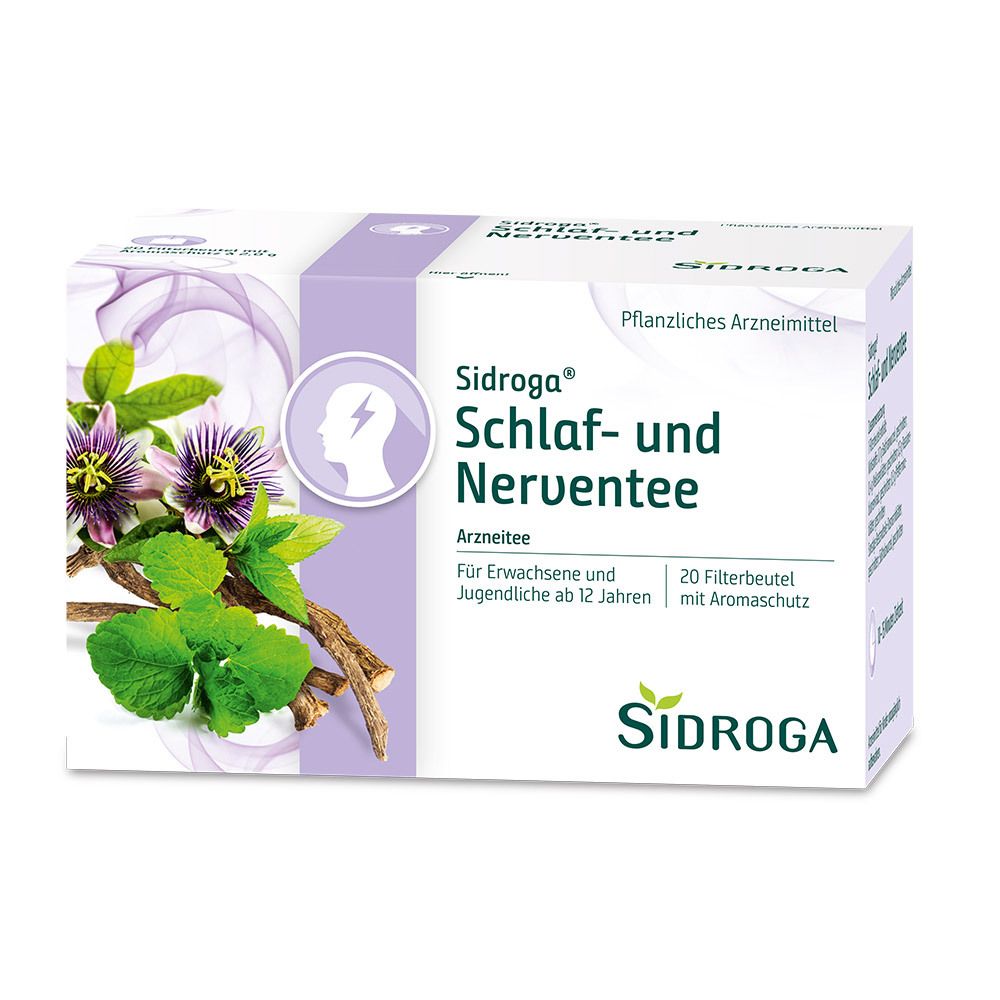 Sidroga Schlaf- und Nerventee Filterbeutel 20x2 g Tee