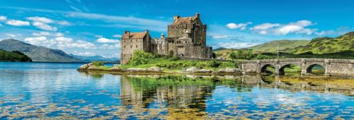 EuroGraphics Puzzel: Panorama van Kasteel Eilean Donan, 1000 stukjes
