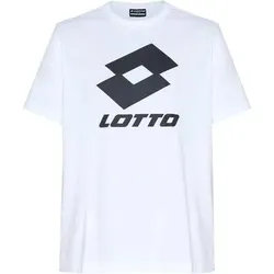 LOTTO Lotto Herren T-Shirt mit plakativem Logoprint, Größe M in Weiß Weiß