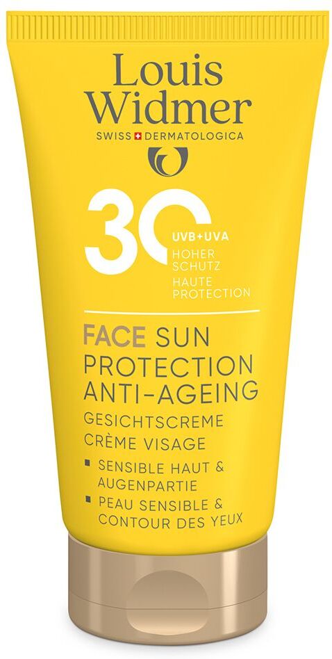 Louis Widmer Widmer Sun Face Protection Anti-Age UV 30 o.P. 50 ml Creme
