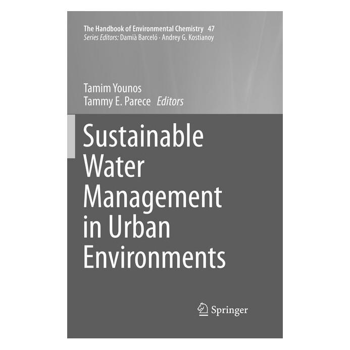 Springer Sustainable Water Management in Urban Environments (Englisch, Softcover, Tamim Younos, Tammy E. Parece) (56003668)
