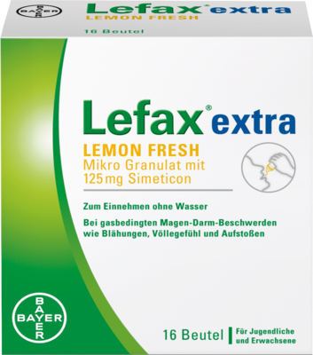 Bayer Vital GmbH LEFAX extra Lemon Fresh Mikro Granulat 16 St 09013180