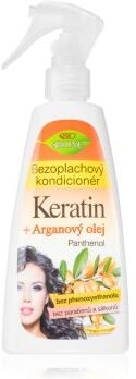Bione Cosmetics Keratin + Argan condicionador sem enxaguar em spray 260 ml. Keratin + Argan
