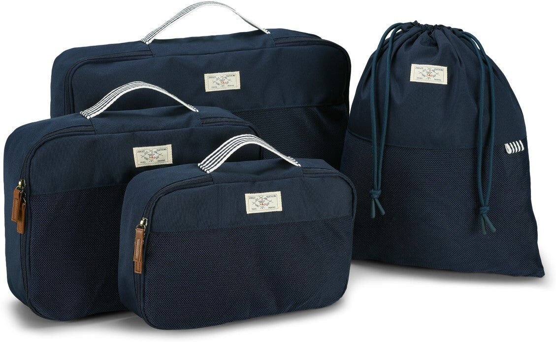 Joules Coast Set of Packing Cubes - Navy