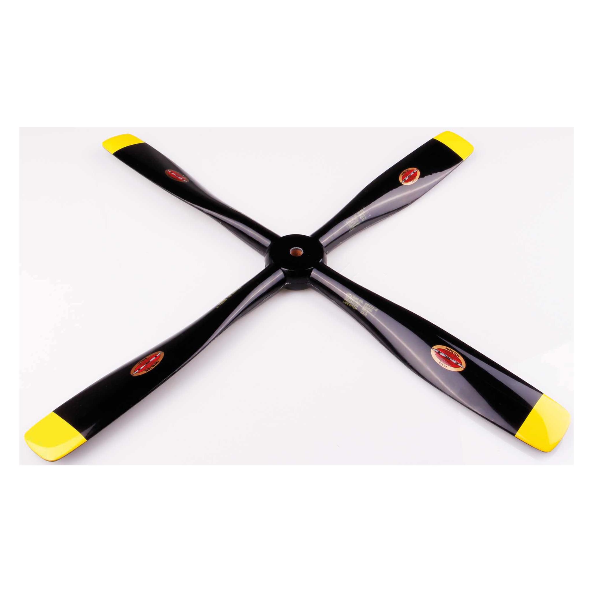 Biela Carbon Luftschraube 4-Blatt 24x12 Scale "Mustang" (4-24X12-SC-BY-MUSTANG)
