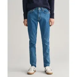 Gant für Jungen. 910095 Blaue Slim Fit Jeans (10años= 140cm), Lässig, Baumwolle, Denim, Kinderbekleidung