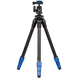 Benro TSL08CN00 Slim Stativ Kit (Carbon), Stativ, Schwarz