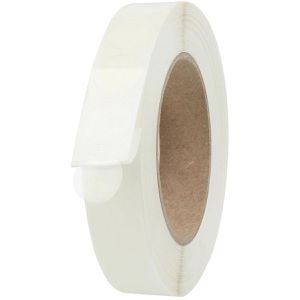 Böttcher-AG Verschlussetiketten Ø 20 mm, Folie, transparent, 2500 Stück, auf Rolle