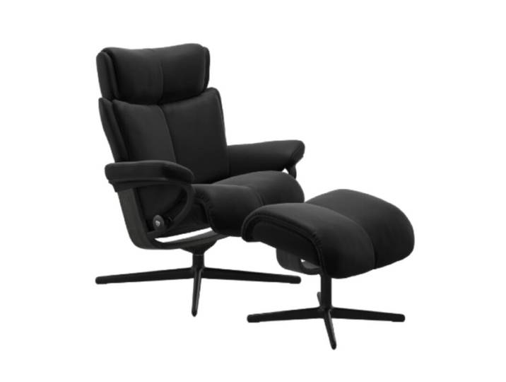 Stressless Magic M Cross Sessel wahlweise mit Hocker - Buche Hol