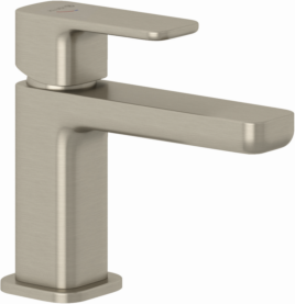 Kludi RENON 85 ECO PLUS Waschtischarmatur 42267N575 mit Ablaufgarnitur Stainless Brushed Nickel