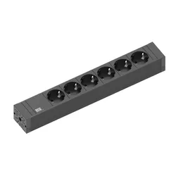 Bachmann, Steckdosenleiste, CONNECT LINE 6xCEE7/3 without (CEE 7/3, 2 m)