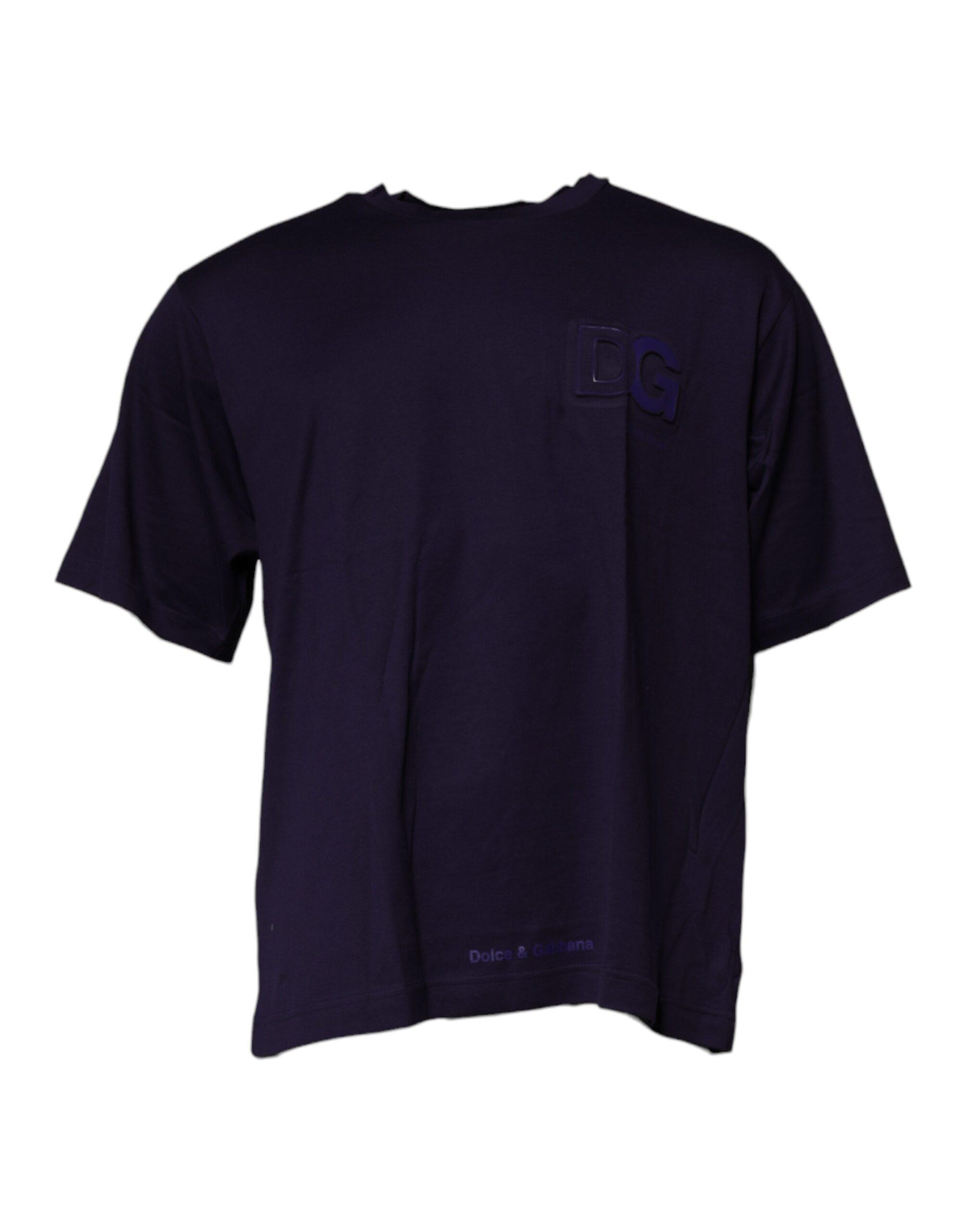 Prägung Logo T-Shirt mit kurzen Ärmeln