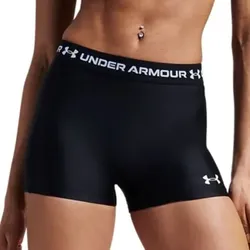 Under Armour HeatGear Shorts Schwarz Polyester Medium Damen