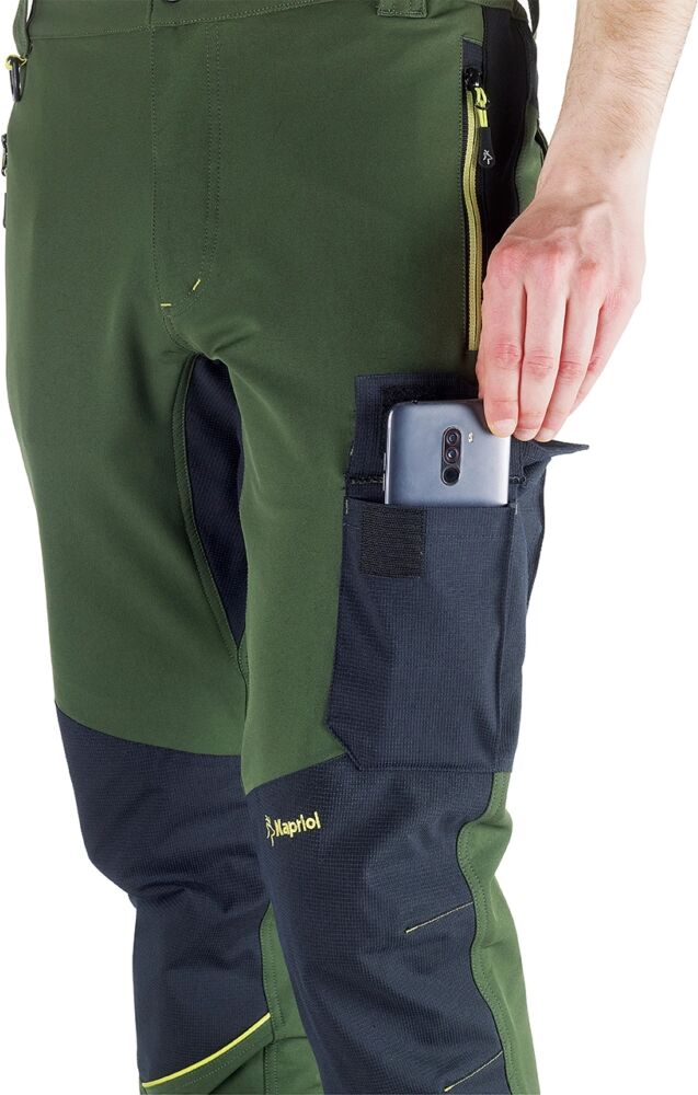 Kapriol PANT. DYNAMIC GIARDINIERE VERDE/NERO XL