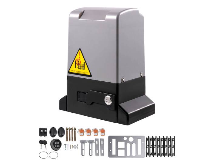SucceBuy – ouvre-porte coulissant automatique, 1800 KG, 7m, avec 4 télécommandes et contrôle par application, allée roulante électrique