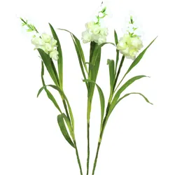 EUROPALMS Aronstab, 3er Set mit LEDs, weiß, 85cm