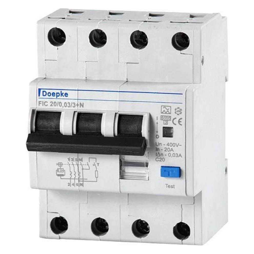 Doepke FI/LS-Kombination/RCBO DRCBO 4 C40/0,03/3N- (09945128)