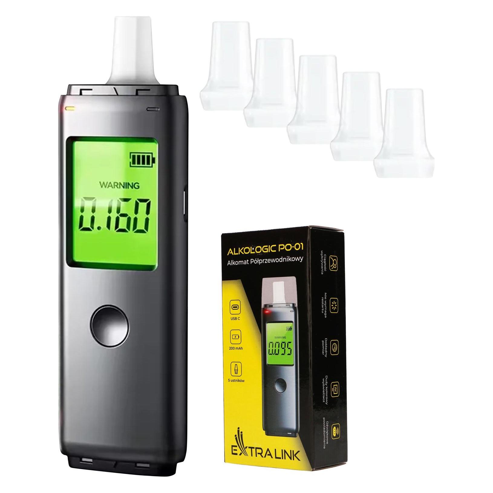 Extralink Alkologic PO-01 | Halbleiter-Alkoholtester | (EX.36882)