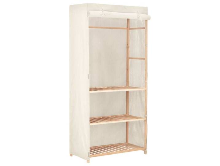 BINGO- Garde-Robe Portant Vêtements Armoire de chambre à 3 niveaux Armoire Penderie Portable 79 x 40 x 170 cm6187