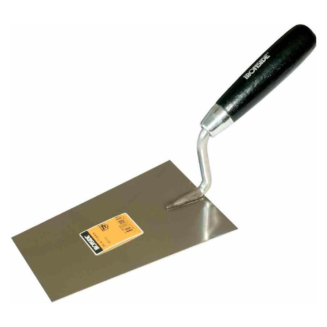 Ironside 160210 Stukkateurkelle, rostfrei, gerade 160mm gerader Hals (16 cm) (160210)