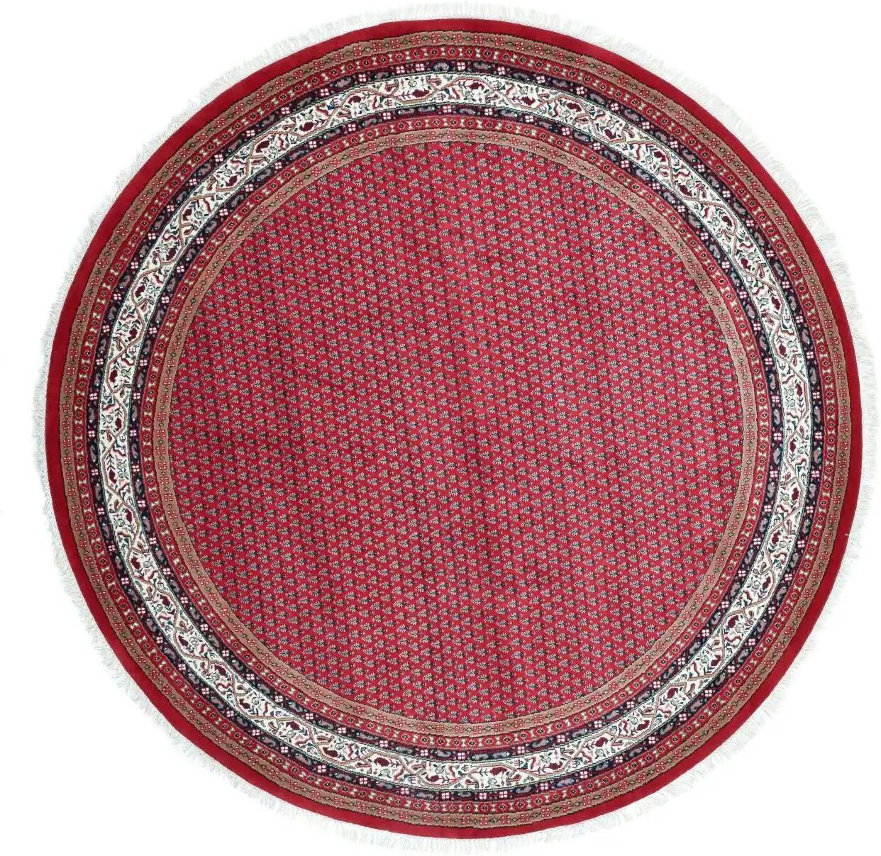 THEKO Orientteppich  Chandi Mir ¦ creme ¦ Wolle Ø: 100