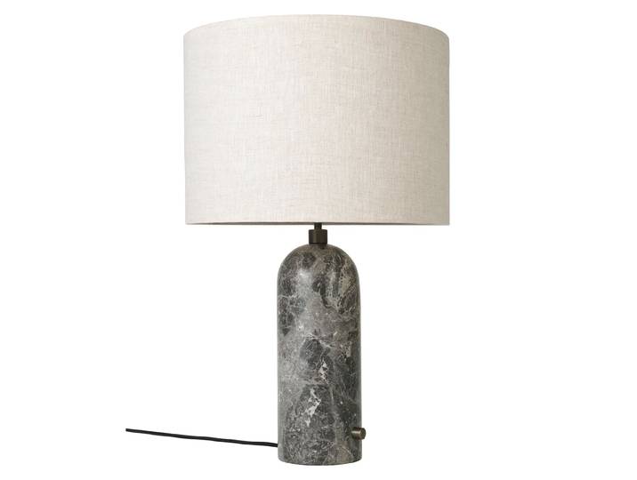 GUBI Gravity L Tischleuchte Grauer Marmor-canvas