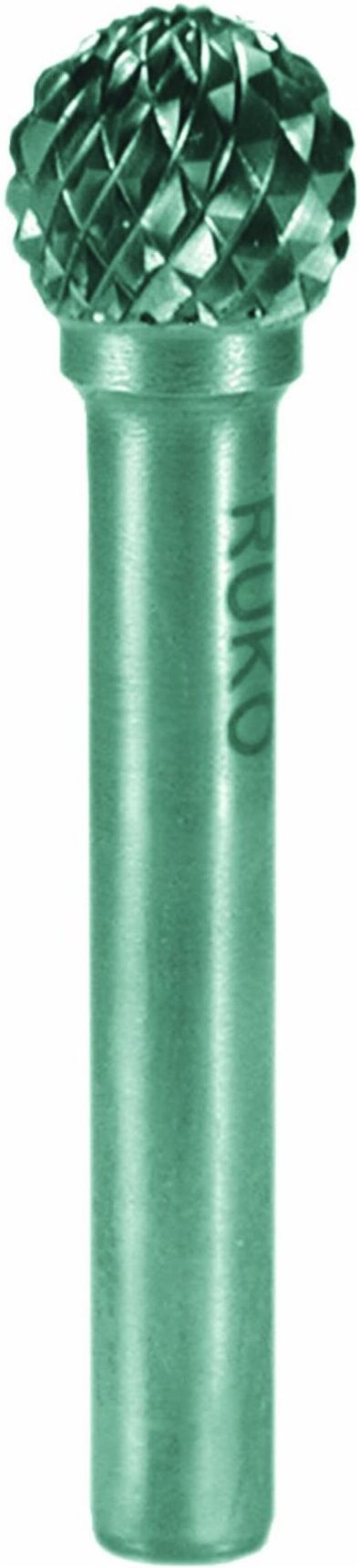RUKO Frässtift Form D KUD D 6mm Kopflänge 5mm Schaftdurchmesser 6mm HM Verz.KVZ 4 (116041)