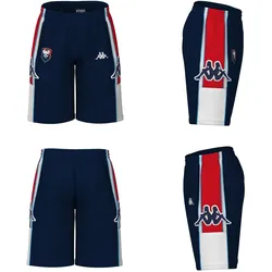 Kappa, Herren, Sporthose, Shorts SM Caen Redis 2024/25 (M), Rot, Weiss, Blau