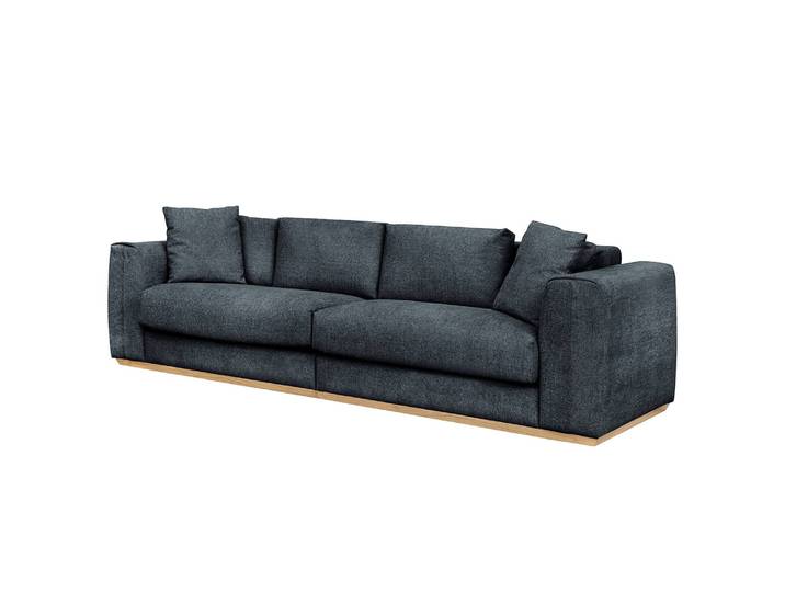 Bigsofa Palabra Blau Chenille Marisa 284 x 78 x 102cm Modern