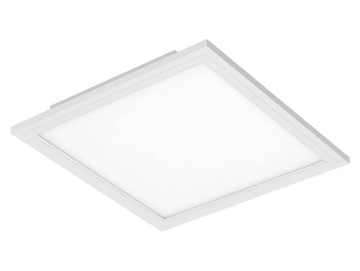 Panneau LED BRILONER LEUCHTEN PIATTO\, 12 W\, 1300 lm\, IP20\, blanc\, plastique-métal\, détecteur de mouvement\, 29\,5 x 29\,5 x 5\,5 cm