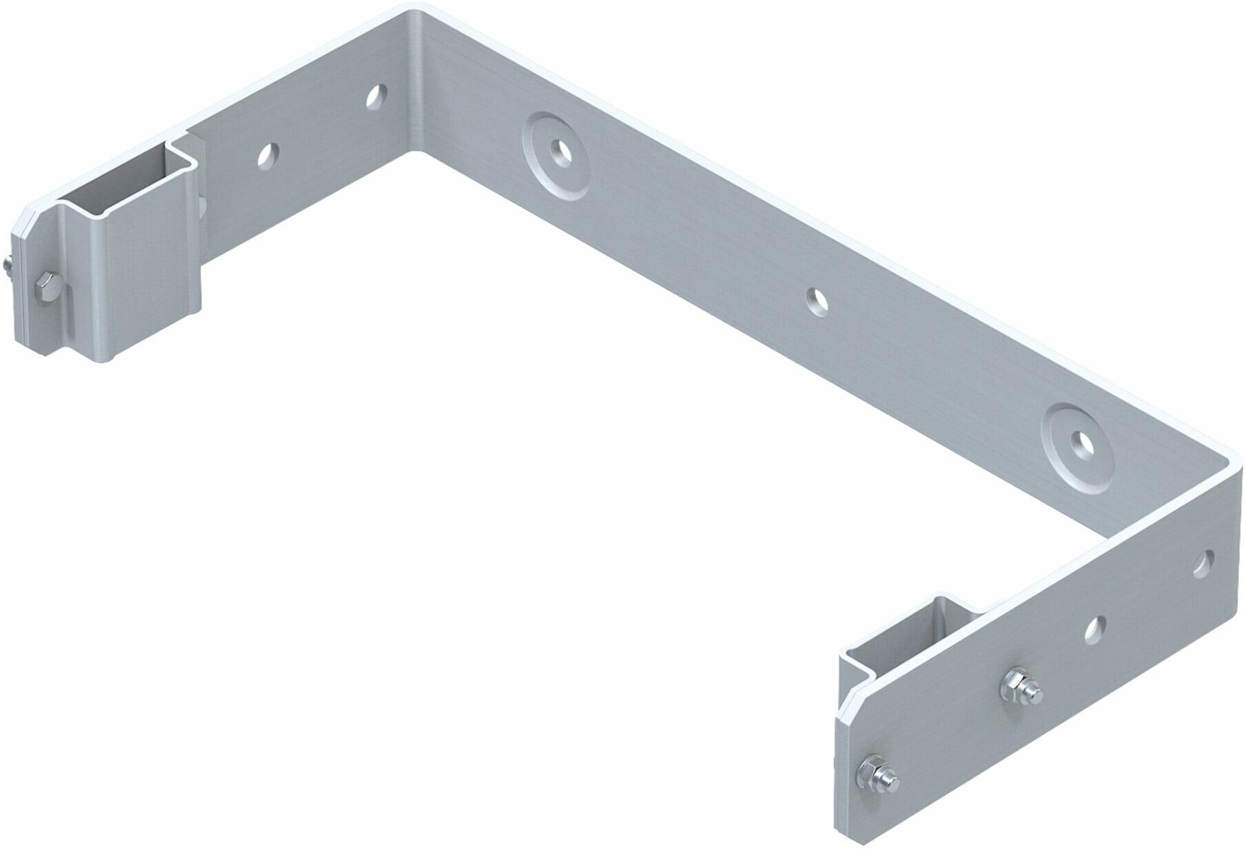 ZARGES Wandhalter starr 200 mm Bohrabstand: 332 mm Edelstahl (44257)